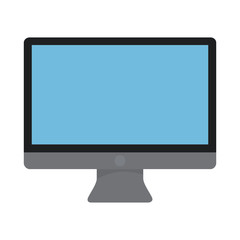 desk computer icon image vector illustration design 