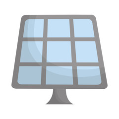 solar panel icon image vector illustration design 