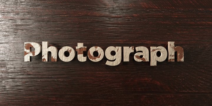 Photograph - grungy wooden headline on Maple  - 3D rendered royalty free stock image. This image can be used for an online website banner ad or a print postcard.