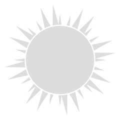 sun representation icon image vector illustration design 