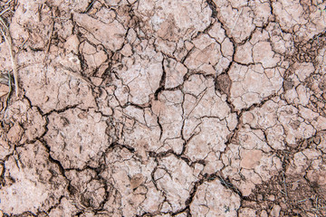 texture of red dry soil for brackground