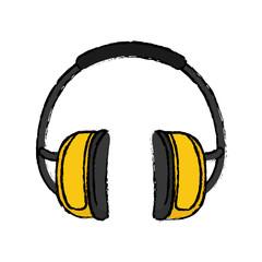 Isolated Construction earmuffs icon vector illustration graphic design