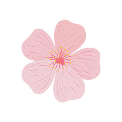 Beautiful flower gardening icon vector illustration graphic design