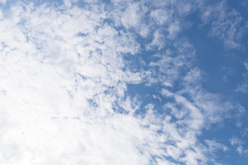 Blue sky with clouds