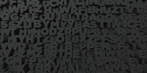 \Stock Catalogue3476\ - Gold text on black background - 3D rendered royalty free stock picture. This image can be used for an online website banner ad or a print postcard.