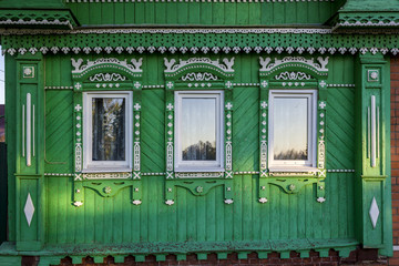 Window frames, traditional Russian, Suzdal