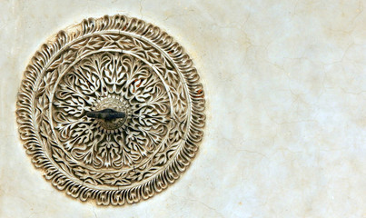 design on roof of 200 years old paigah, nobles in Nizams rule,tombs Hyderabad,India