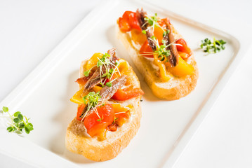 sandwich with anchovy