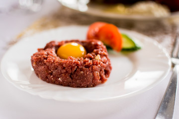 Raw Steak tartare