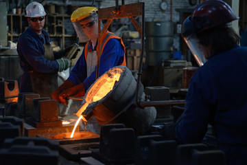 cast iron in progress