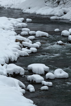 冬の川