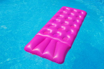air mattress pool holiday tropical concept