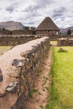 Raqchi, an Inca archaeological site in the Cusco Region, Peru