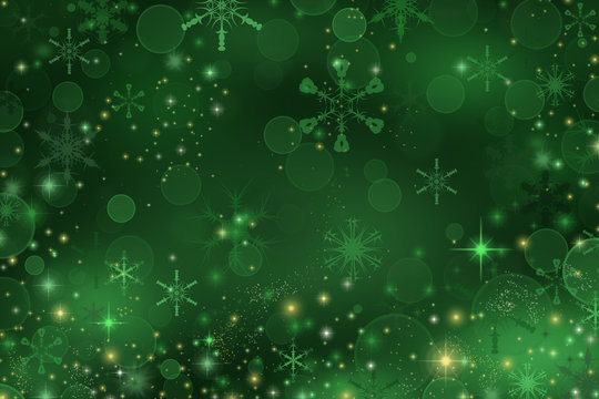 Green Christmas Background