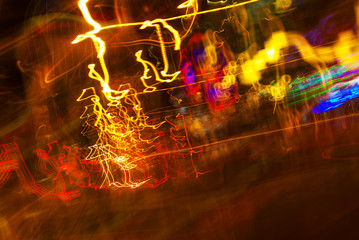 Traffic light paint with long exposure