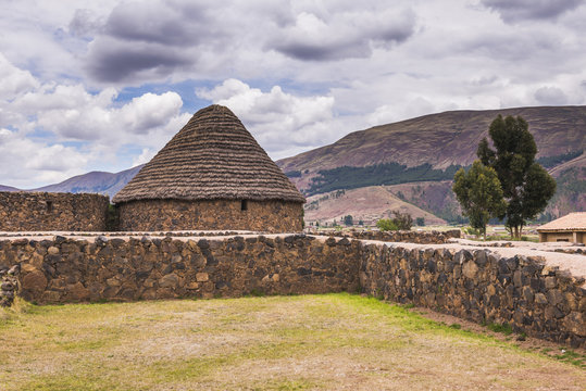 Raqchi Inca ruins, an archaeological site in the Cusco Region, Peru