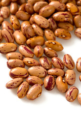 pinto beans isolated on white background