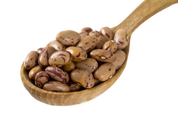 pinto beans isolated on white background