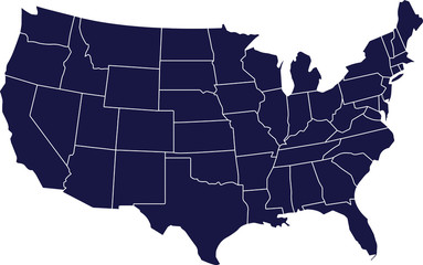 USA map