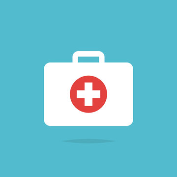 First Aid Kit Medical Icon Vector Isolated