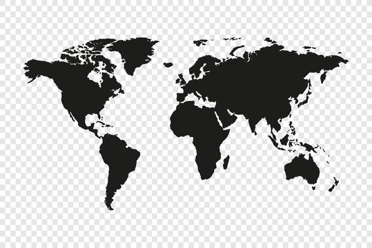 Political World Map Illustration