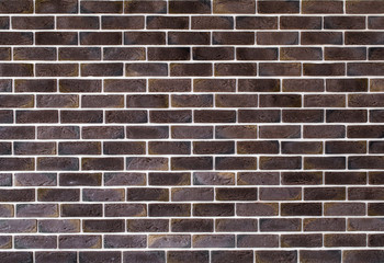 dark brown brick wall