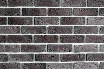 dark brown brick wall