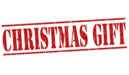 Christmas gift sign or stamp