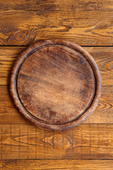 Wooden round board for pizza