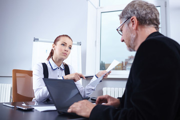 business people in the office