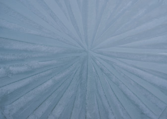 Obraz premium The texture of the ice with printed patterns