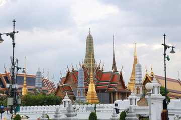 Fototapeta premium Wat pra kaew Public Temple Grand palace , Bangkok Thailand