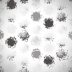 Abstract halftone pattern