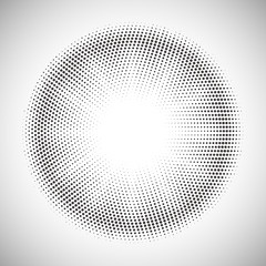 Abstract halftone pattern