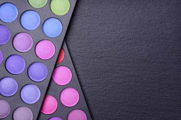 Make-up colorful eyeshadow palettes