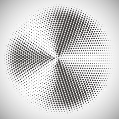 Abstract halftone pattern