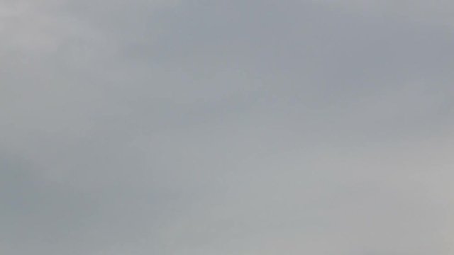 Paramotor flying in the sky