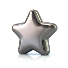 Silver star icon