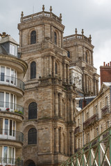 Fototapeta na wymiar Cathedral of Rennes, France