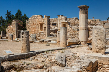 Fototapeta na wymiar Ruins of the ancient Apollo Hylates sanctuary and temple, Cyprus