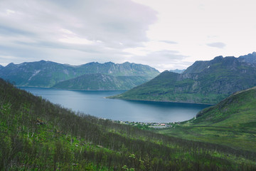Fototapeta na wymiar Segla Mountain, Senja, Norway