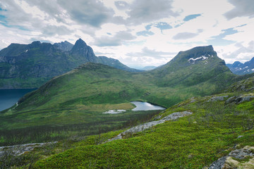 Fototapeta na wymiar Segla Mountain, Senja, Norway