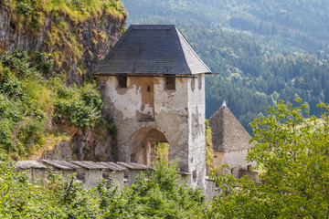 Fototapeta na wymiar Fortifications of Hochosterwitz, Austria