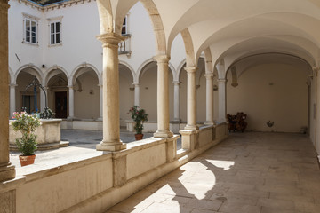 Cloister of the Franciscan monastery