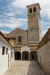 Medieval church in Cividale del Friuli, Italy