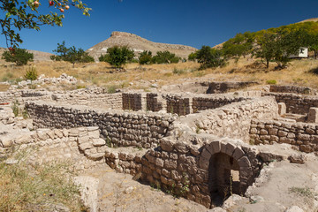 Ruins of the ancient city of Sobesos, Cappadocia, Turkey