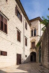 Obraz na płótnie Canvas old architecture of Kotor. Montenegro.