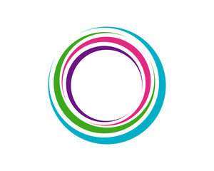 Colorful Zen Hole Circle