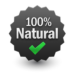 “100% NATURAL” stamp