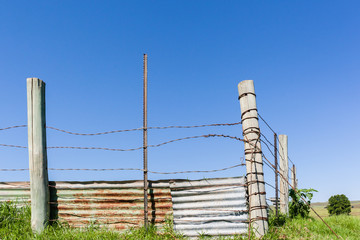 Farm Cattle Corral Fence